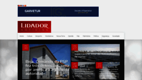 What Lidadornoticias.pt website looked like in 2019 (4 years ago)