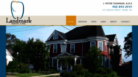 What Landmarkdentalcare.ca website looked like in 2019 (4 years ago)