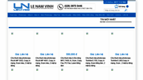 What Lenamvinh.com website looked like in 2019 (4 years ago)