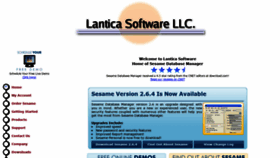 What Lantica.com website looked like in 2019 (4 years ago)
