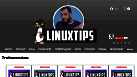 What Linuxtips.io website looked like in 2019 (4 years ago)