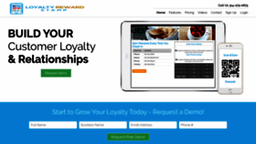 What Loyaltyrewardstamp.com website looked like in 2019 (4 years ago)