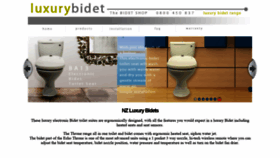 What Luxurybidets.co.nz website looked like in 2019 (4 years ago)