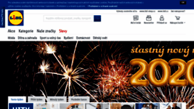 What Lidl-shop.cz website looked like in 2020 (4 years ago)