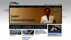 What Lasercolorectalcenter.com website looked like in 2020 (4 years ago)