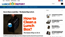 What Lunchboxreport.com website looked like in 2020 (4 years ago)