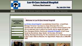 What Luv-n-carevets.com website looked like in 2020 (4 years ago)