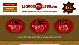 What Liquorforless.com website looked like in 2020 (4 years ago)