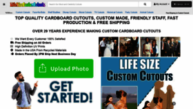 What Lifesizecustomcutouts.com website looked like in 2020 (4 years ago)