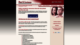 What Levinsonfamilylaw.com website looked like in 2020 (4 years ago)