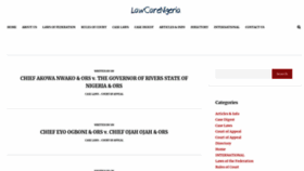 What Lawcarenigeria.com website looked like in 2020 (4 years ago)