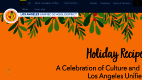 What Lausd.net website looked like in 2020 (4 years ago)