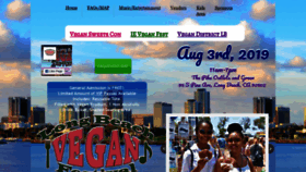 What Lbveganfest.com website looked like in 2020 (4 years ago)