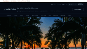 What Lemeridien-mauritius.com website looked like in 2020 (4 years ago)