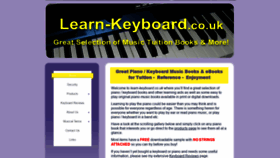 What Learn-keyboard.co.uk website looked like in 2020 (5 years ago)