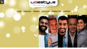 What Livestyle-entertainment.de website looked like in 2020 (4 years ago)