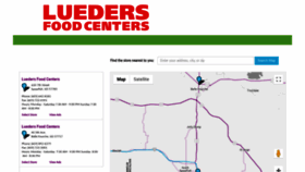 What Luedersfoodcenters.com website looked like in 2020 (4 years ago)