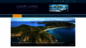What Luxurylivingmag.com website looked like in 2020 (4 years ago)