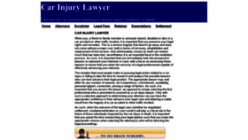 What Lawyercarinjury.com website looked like in 2020 (4 years ago)