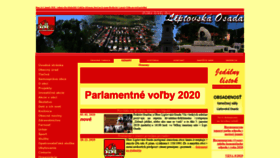 What Liptovskaosada.com website looked like in 2020 (4 years ago)