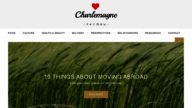 What Lovecharlemagne.com website looked like in 2020 (4 years ago)