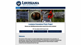 What Louisianagravestones.org website looked like in 2020 (4 years ago)