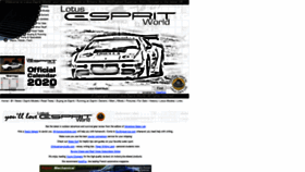 What Lotusespritworld.com website looked like in 2020 (4 years ago)