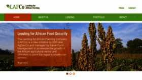 What Lendingforafricanfarming.com website looked like in 2020 (4 years ago)