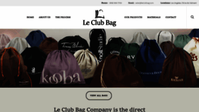 What Leclubbag.com website looked like in 2020 (4 years ago)