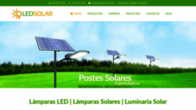 What Ledsolar.com.mx website looked like in 2020 (4 years ago)