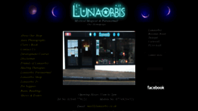 What Lunaorbis.co.uk website looked like in 2020 (4 years ago)