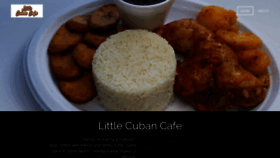 What Littlecubancafe.com website looked like in 2020 (4 years ago)