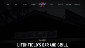 What Litchfieldsbarandgrill.com website looked like in 2020 (4 years ago)