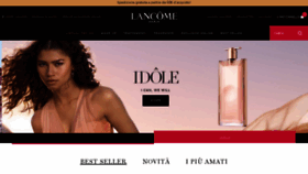 What Lancome.it website looked like in 2020 (5 years ago)