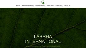What Labrha-international.com website looked like in 2020 (4 years ago)