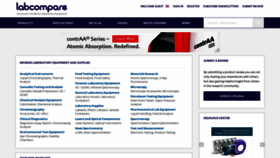 What Labcompare.com website looked like in 2020 (4 years ago)