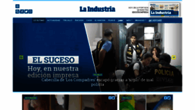 What Laindustria.pe website looked like in 2020 (4 years ago)