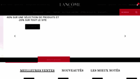 What Lancome.fr website looked like in 2020 (4 years ago)