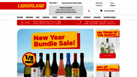 What Liquorland.com.au website looked like in 2020 (4 years ago)