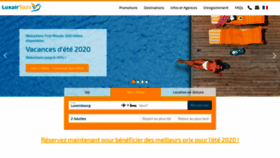 What Luxairtours.lu website looked like in 2020 (4 years ago)