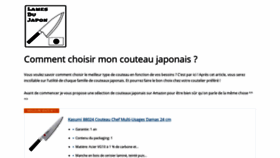 What Lames-du-japon.fr website looked like in 2020 (4 years ago)