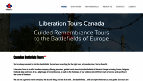 What Liberationtours.ca website looked like in 2020 (4 years ago)