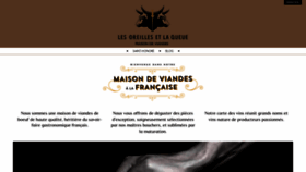What Lesoreillesetlaqueue.com website looked like in 2020 (4 years ago)