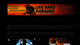 What Livebandkaraoke.net website looked like in 2020 (4 years ago)