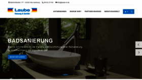 What Laube-installationstechnik.de website looked like in 2020 (4 years ago)