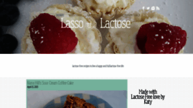 What Lassothelactose.com website looked like in 2020 (4 years ago)