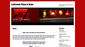What Lagrandepizza.com website looked like in 2020 (4 years ago)