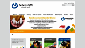 What Lebenshilfe-ansbach.de website looked like in 2020 (4 years ago)