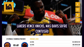What Lakersbrasil.com website looked like in 2020 (4 years ago)