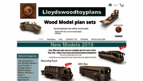 What Lloydswoodtoyplans.com website looked like in 2020 (4 years ago)